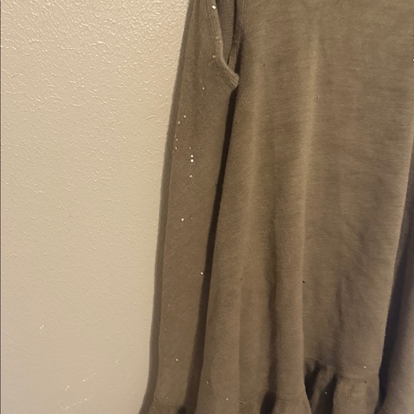 Anthropologie Do Everything in Love Brown Knit Vest with Sequins - Picture 5 of 7